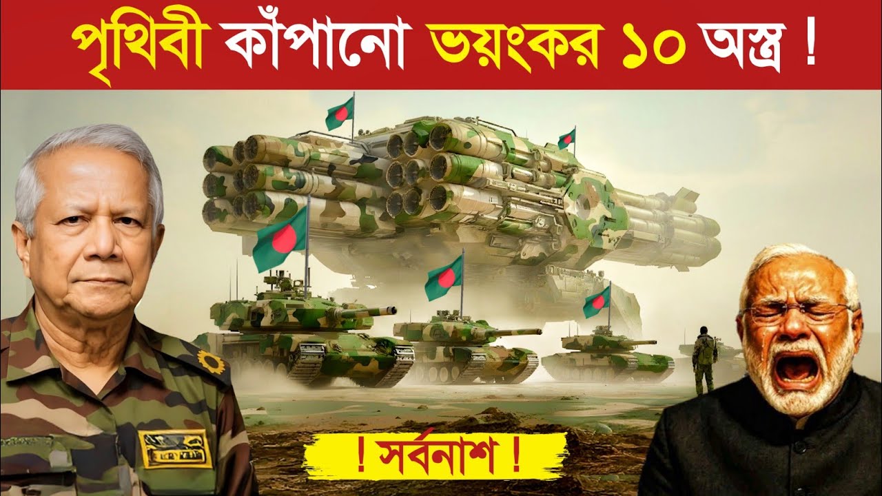 পৃথিবীর সবচেয়ে ভয়ঙ্কর ১০টি অস্ত্র ! 😱 || Most Dangerous Missile Of Bangladesh