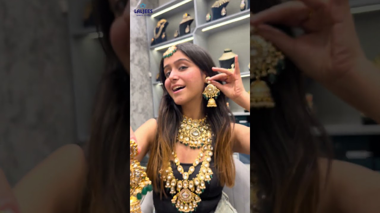 Bridal jewellery for rent 😍 from Laljees Lajpat Nagar Delhi #jewellery #bridaljewellery #trending
