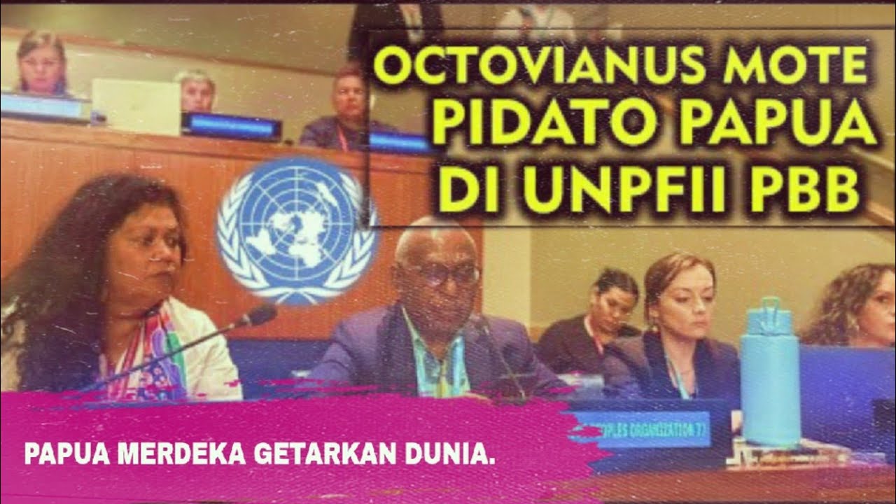 DIPLOMAT  PAPUA MERDEKA PIDATO DI FORUM PBB NEWS 2025
