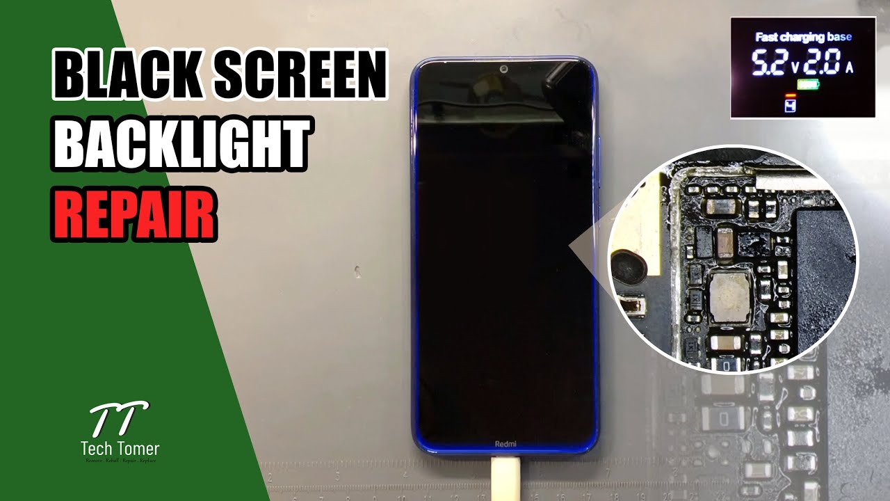 Redmi Note 8 Black Screen / No LCD Light Repair Tutorial | Tech Tomer