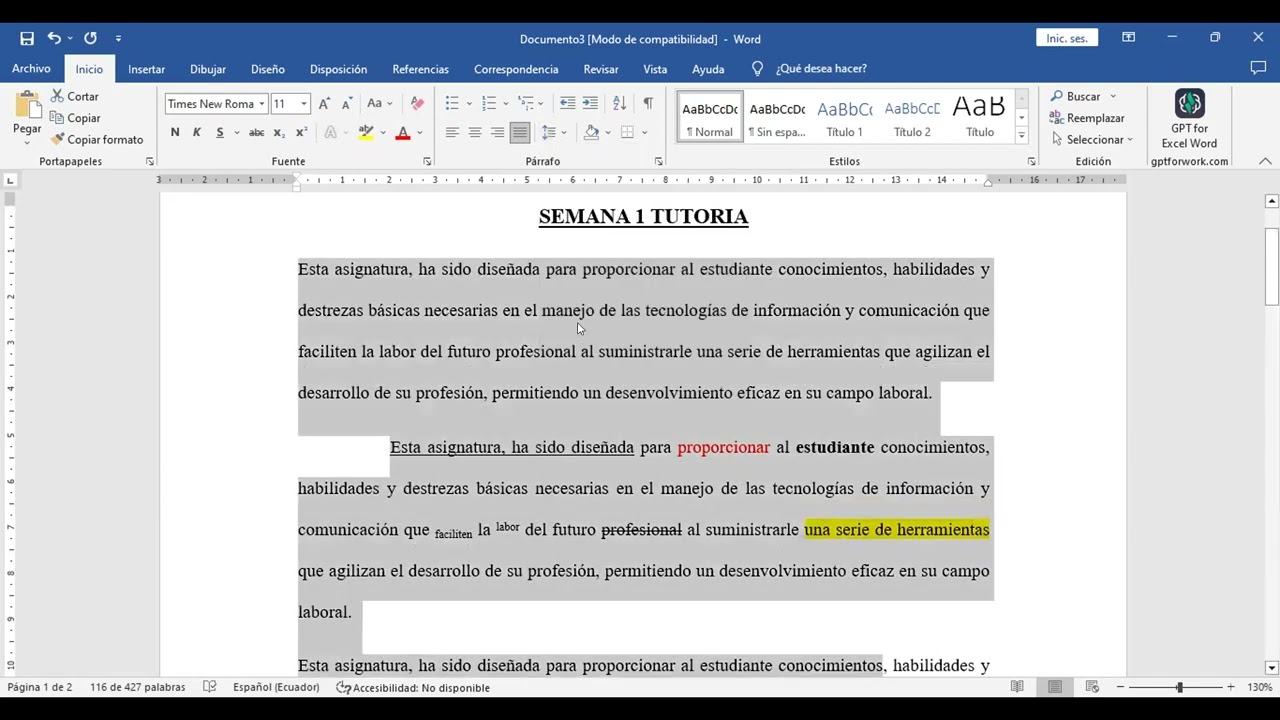 TUTORÍA SEMANA 1-TICS
