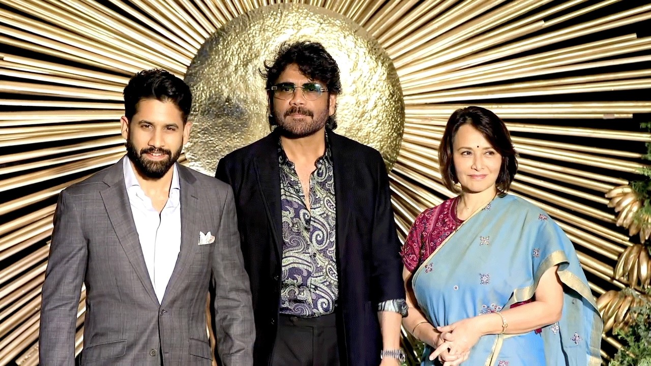 Naga Chaitanya & Nagarjuna, Amala Visuals at Vijay Devarakonda & Rashmika Mandanna Reception