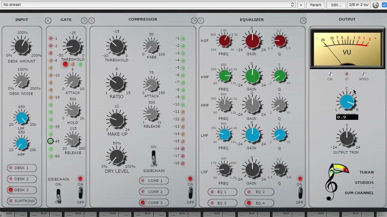 New Plugin(ssss)!! So many channel strips :) (Tukan Studios)