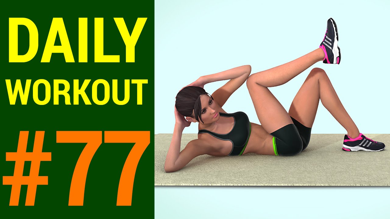 Daily Home Workout - Day 77: Abs Home Workout (224 Calories)