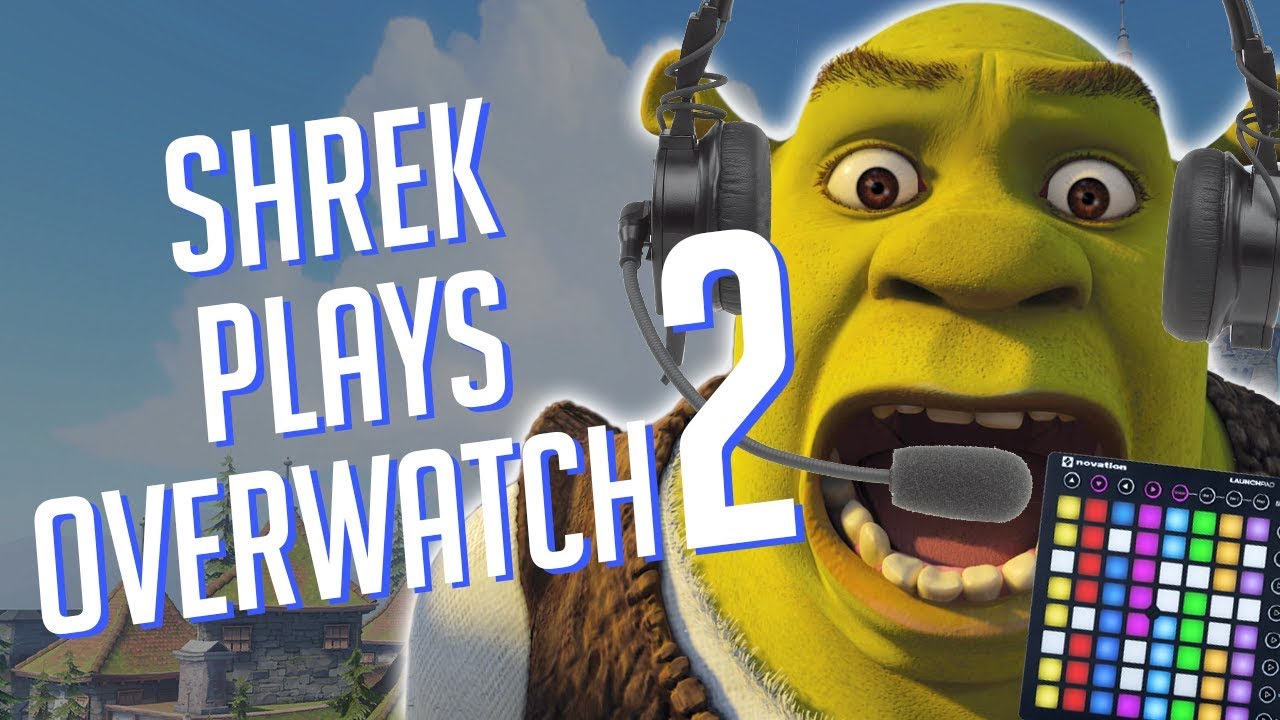 SHREK Plays OVERWATCH 2! Soundboard Pranks in Competitive!
