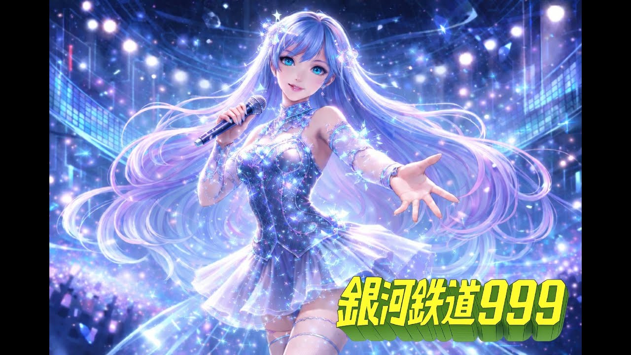 【AI女性アイドル】銀河鉄道999｜未来へ走るアニソン名曲カバー