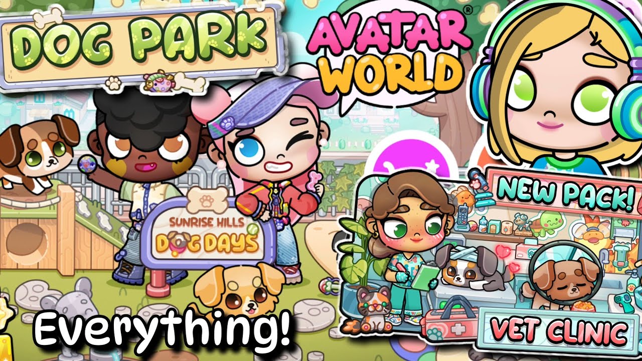 EVERYTHING in the NEW DOG DAYS UPDATE IN AVATAR WORLD!