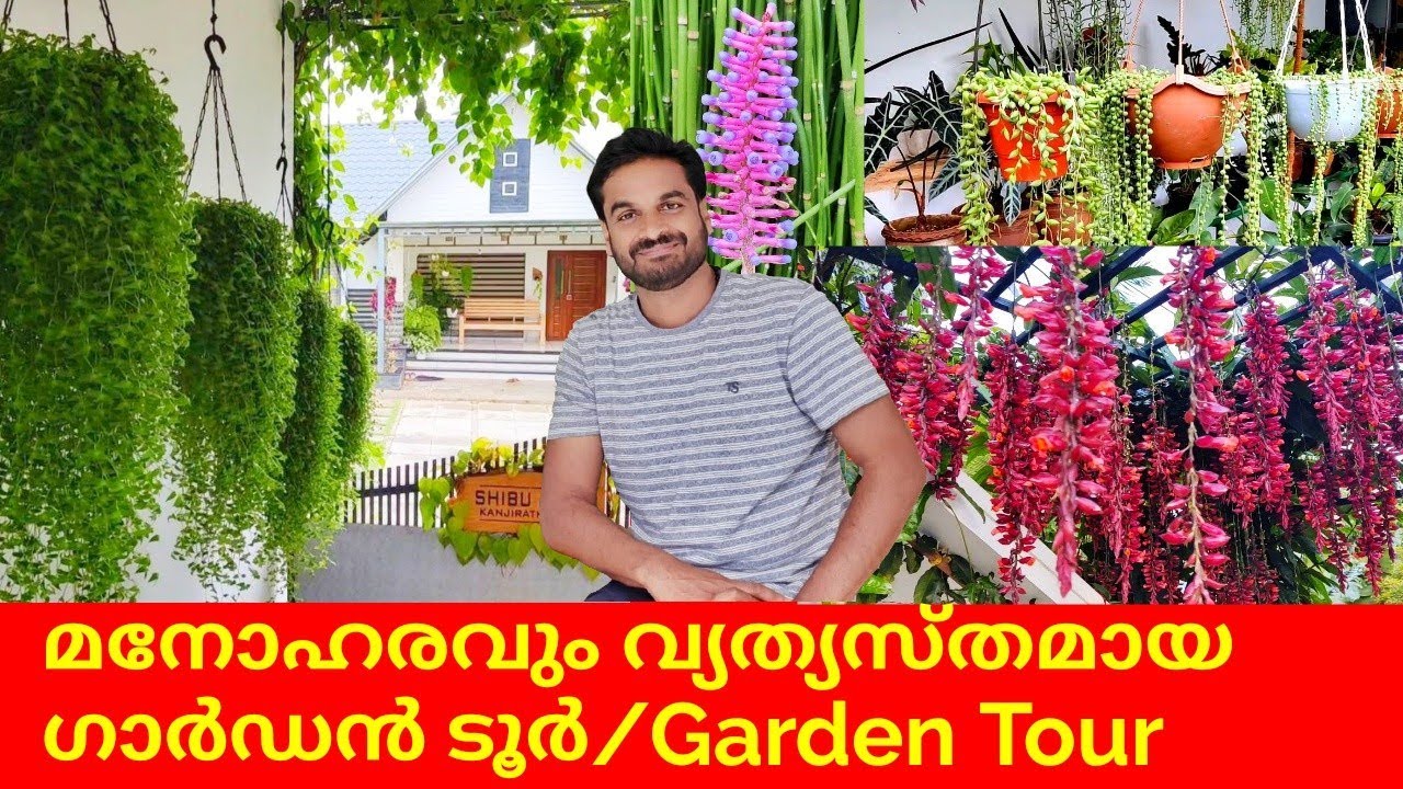 Creative and unique Garden Tour in India|| Part-1|മനോഹരവും വ്യത്യസ്തമായ ഗാർഡൻ ടൂർ🌹| salu koshy