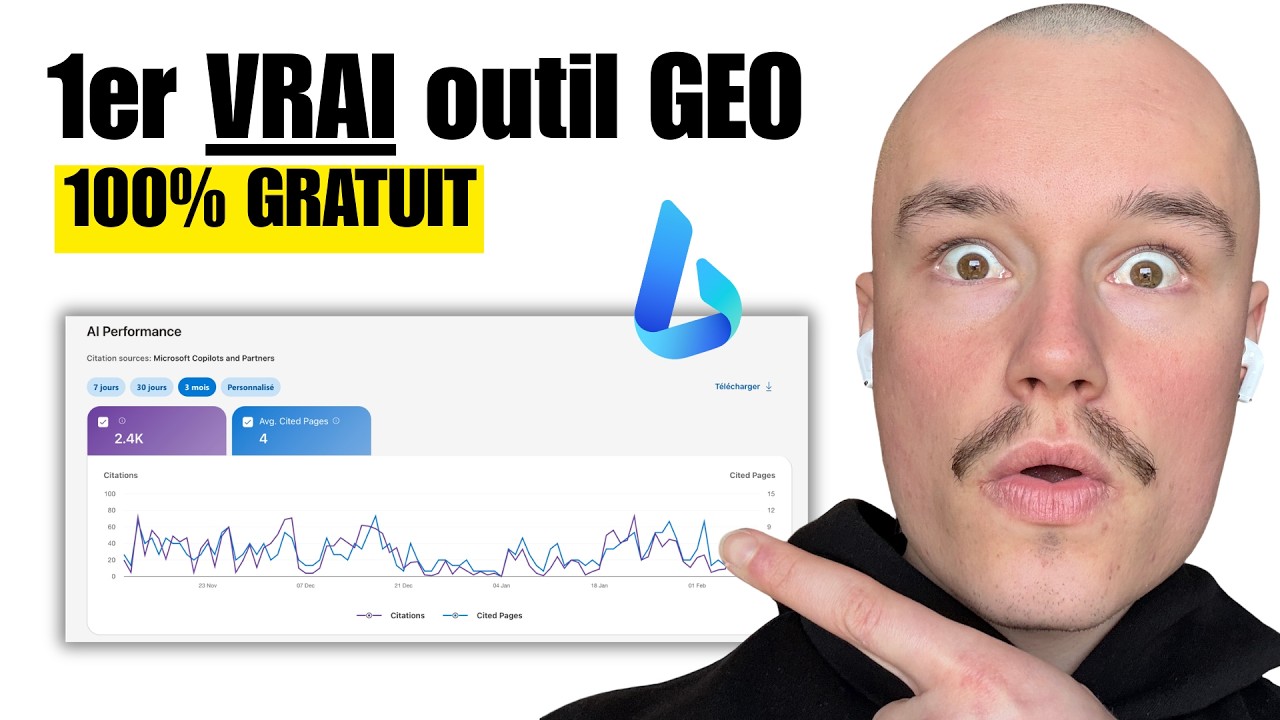 L'OUTIL N°1 pour suivre sa VISIBILITÉ dans les IA (AI Performance de Bing)