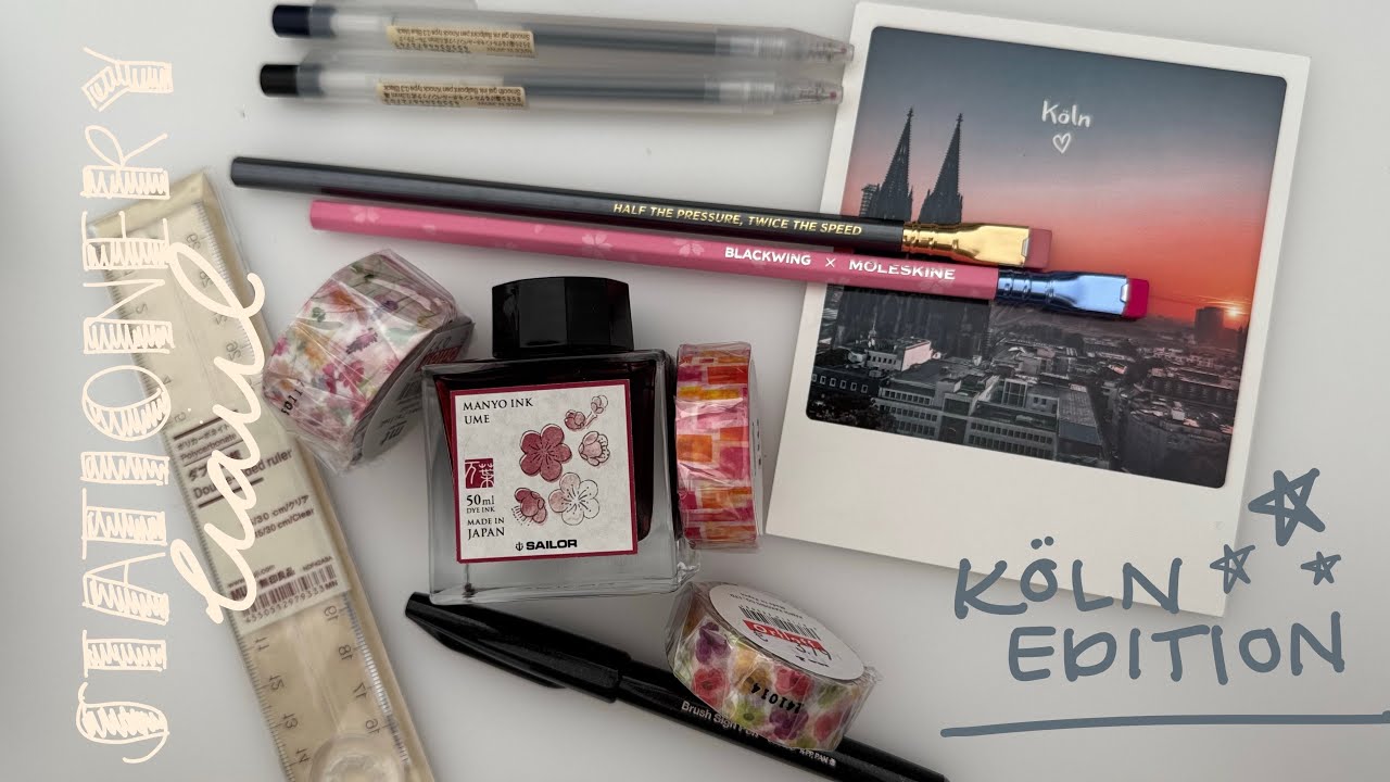 DESK TIME #41 | STATIONERY HAUL KÖLN | HEMA | MUJI | ORTLOFF | PAPELITO