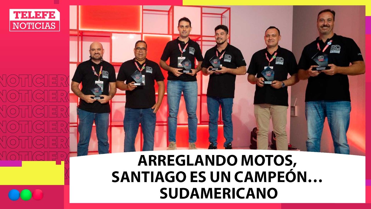 SANTIAGO GUIDA es mecánico de motos y GANÓ el CERTAMEN SUDAMERICANO