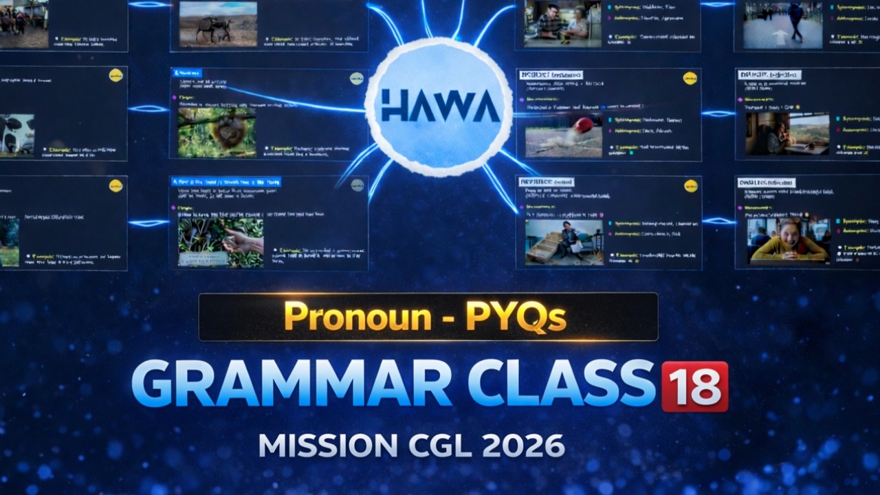🔥 Day 18: Grammar Foundation | Mission CGL 2026 | HAWA