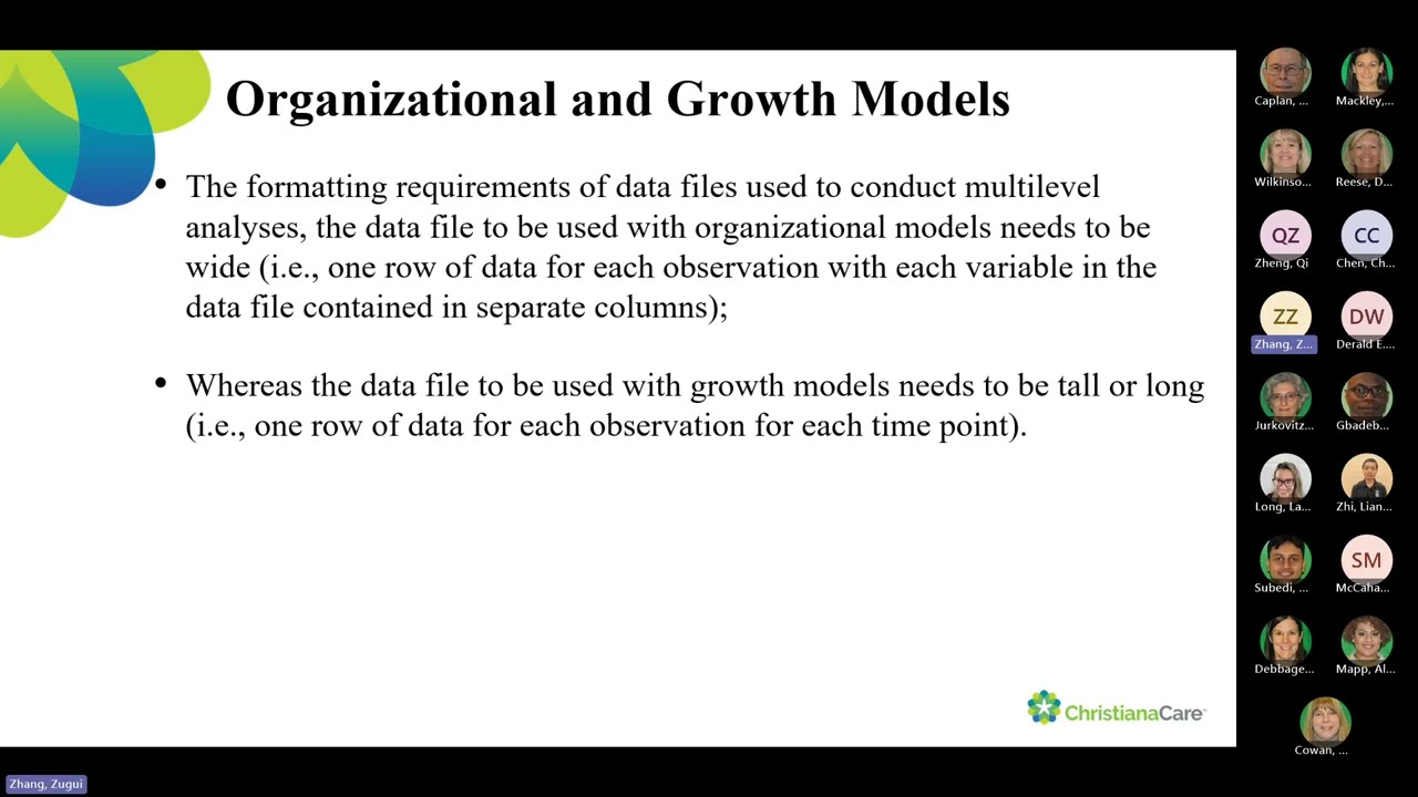 ACCEL Tech Talk: Multi-Level Modeling for Investigators