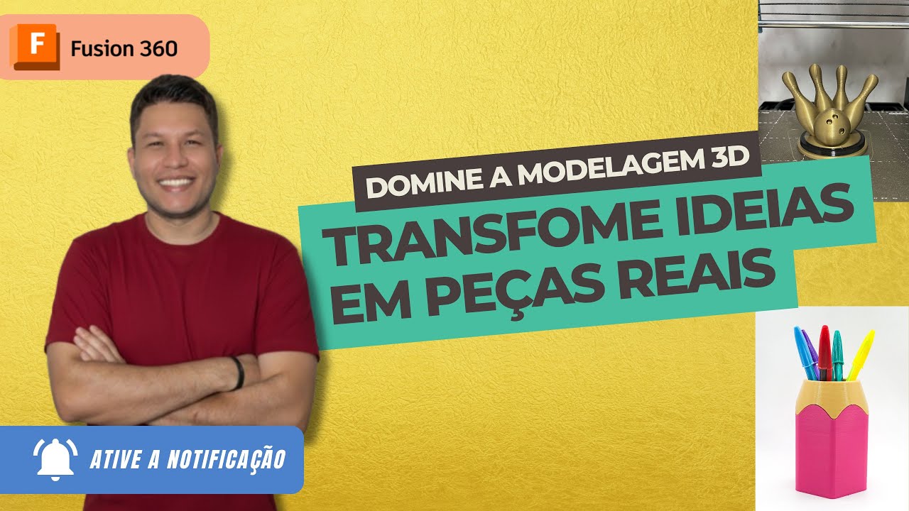 Domine a Modelagem 3D: Transformar ideia em peças reais