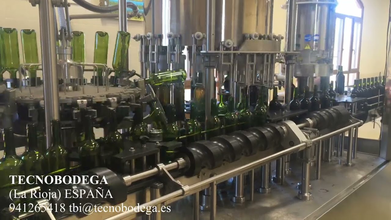 Máquina llenadora vino triblock