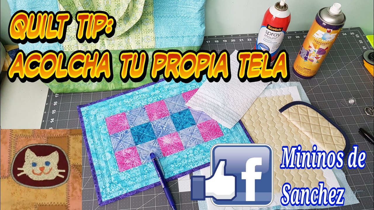 Quilt Tip: Acolchar Tela en tu propia Maquina de Coser