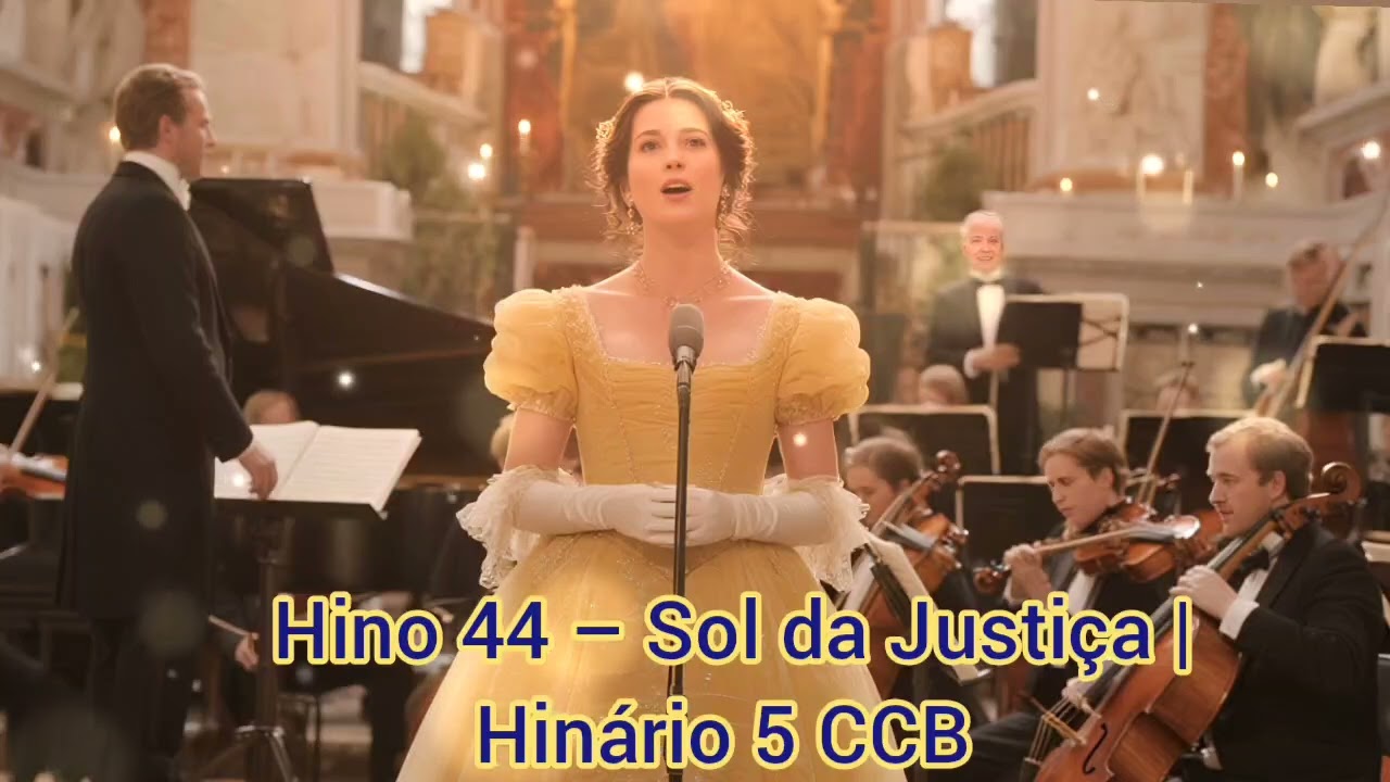 🌅 Hino 44 – Sol da Justiça | Hinário 5 CCB | Voz Feminina | Versão Lírica Solene