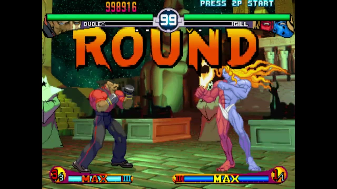 {Final}  DUDLEY  VS  GILL  1 006 116p  MAME  Street Fighter III 2nd Impact Giant Attack 30 11 2019