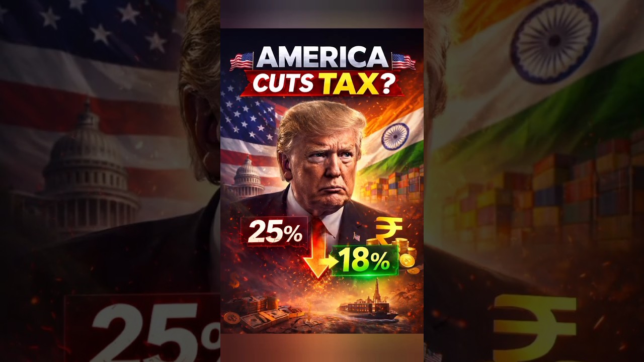 America Cuts Tax for India? | 25% to 18% #thehindunews #indiaexports #viral #currentaffairs