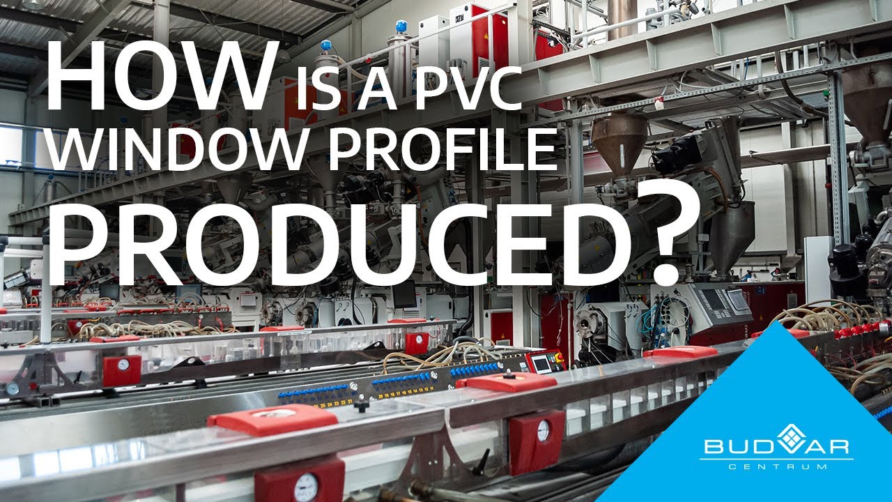 How is a PVC window profile produced?