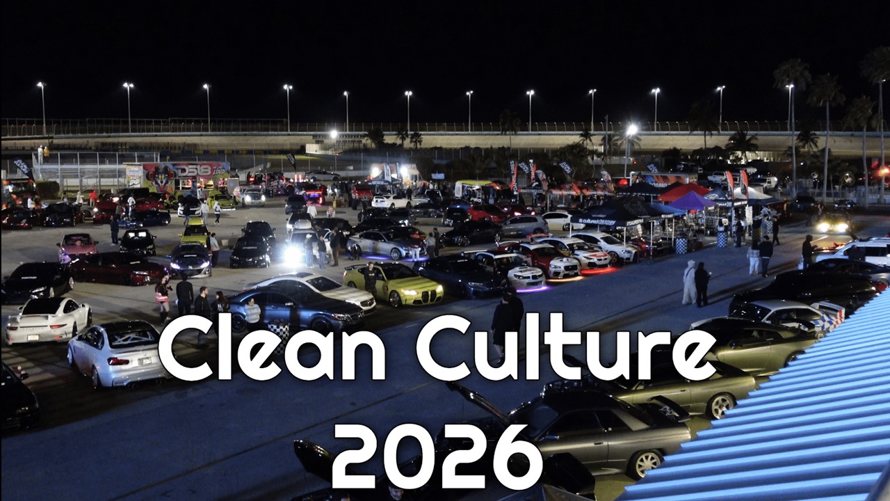 Biggest Miami Car Event? Clean Culture 2026 Homestead Speedway | Vlog #5