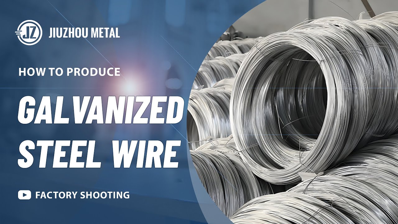 Galvanised Steel Wire Production Process---Factory Shooting