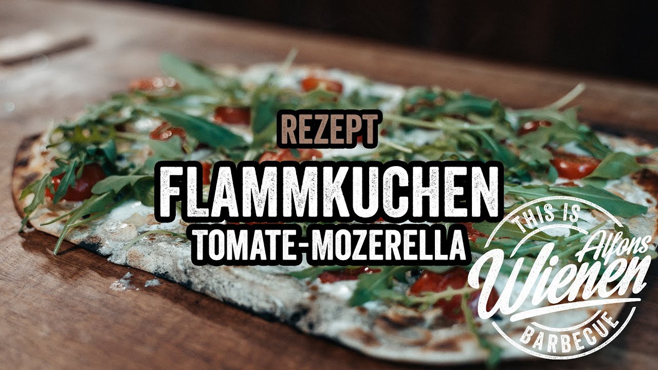 Flammkuchen - Vegetarisch - Mozzarella -Tomate. Die Geschmackssensation für deinen Gaumen.