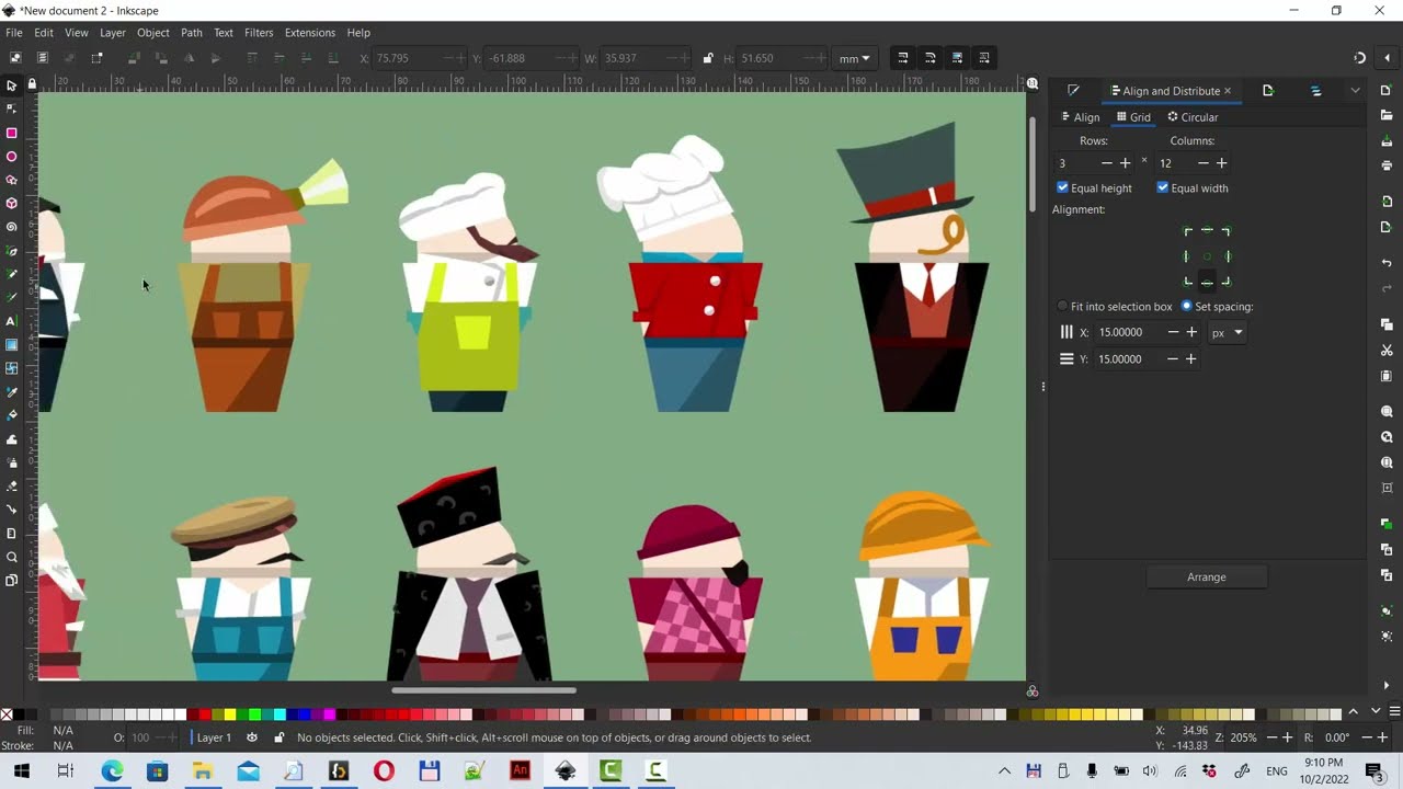 Комп'ютерна графіка у ЕТІ: Заняття 3 з Inkscape. Мінімалістичні персонажі
