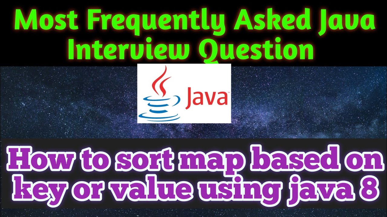 Java 8 &ndash; How to sort a Map By key or By Value