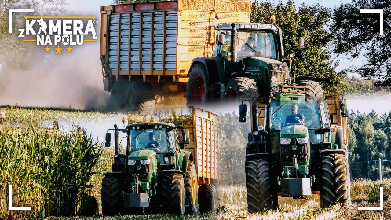 Kukurydza Na Kiszonkę 2020!☆Mazowsze w Akcji!-Claas Jaguar 960&John Deere 6195M&Fendt 820 Veenhuis