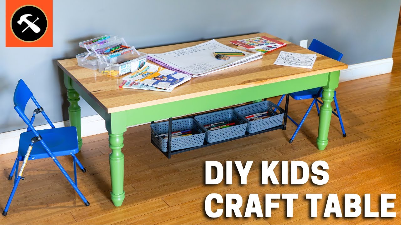 DIY Kids' Craft Table with Storage | Builder's Studio | Osborne Wood
