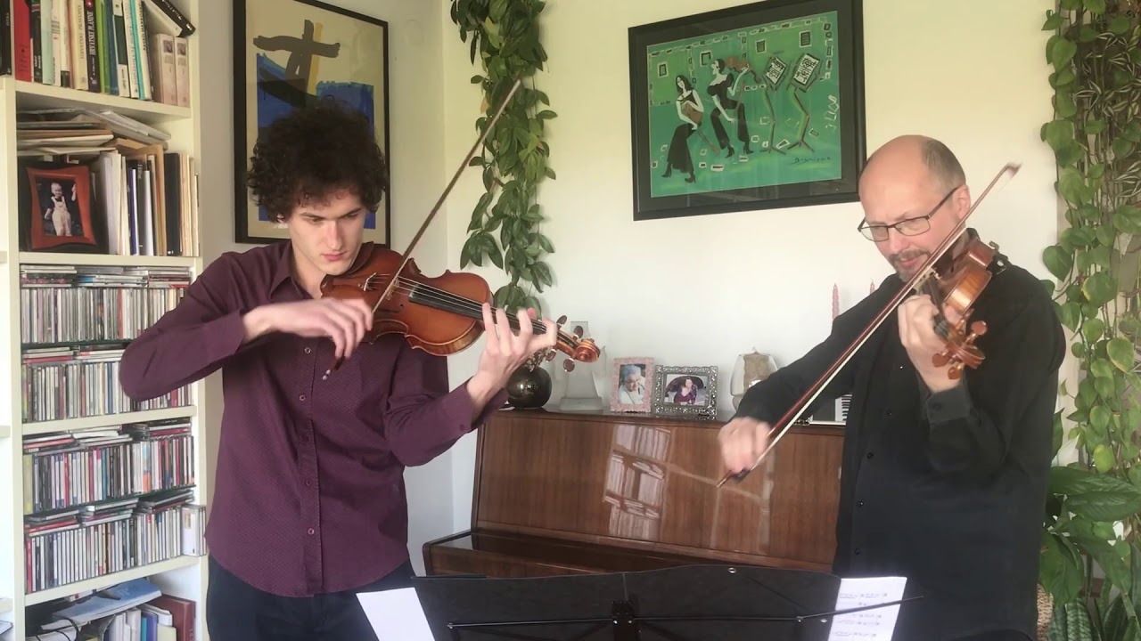 ROĐENDANSKA ČESTITKA POUVG-a, violinistički dvojac Anđelko i Martin Krpan