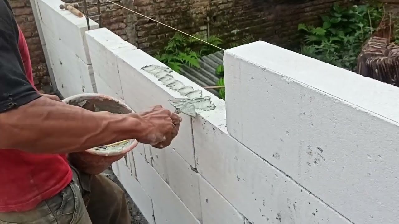 Pasang bata ringan mudah cepat jadi hemat biaya