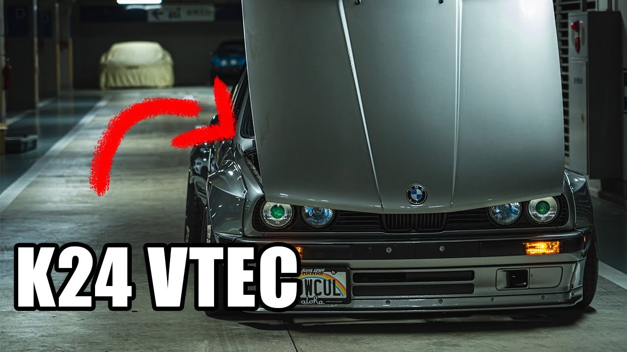 BMW E30 K24 HONDA VTEC MADE IN JAPAN !