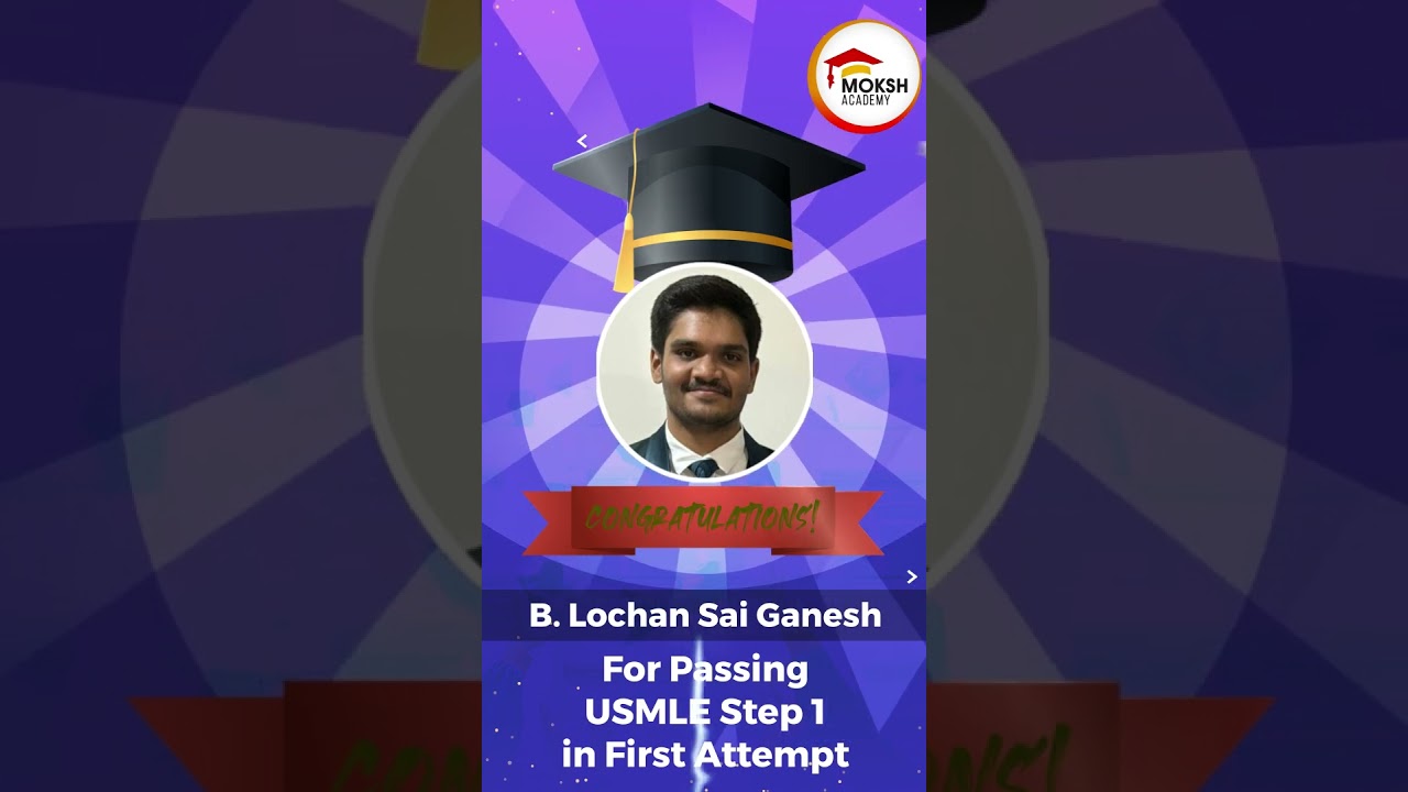 USMLE Step 1: First Try Pass | MOKSH Academy Success