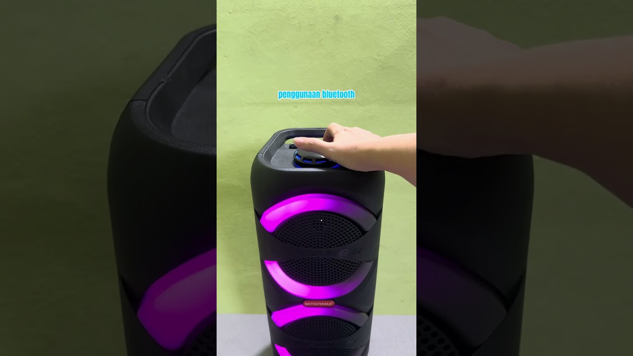 Speaker Portable Bluetooth Karaoke Mitsuyama MS-4020BT seri 4085 #speaker #portable #karaoke #full