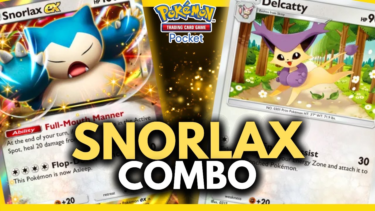 NEW SNORLAX & DELCATTY from recent TOURNAMENT have great chemistry in MASTERS | Pokemon TCG Pocket
