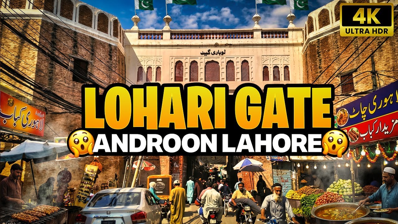 Exploring Lohari Gate Lahore 🇵🇰| Androon Lahore Famous Nashta Points | 4K Walking Tour