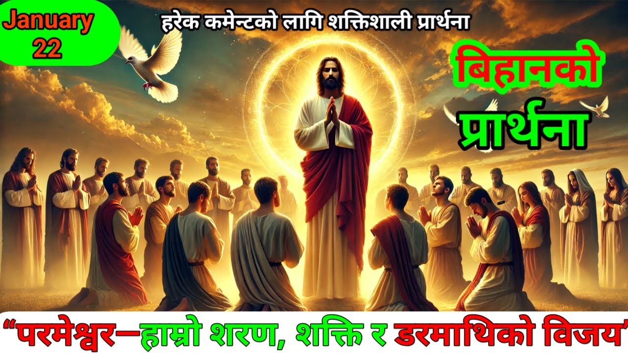 Morning Prayer | हाम्रो शरण, शक्ति र डरमाथिको विजय | God Our Refuge, Strength & Victory Over Fear”