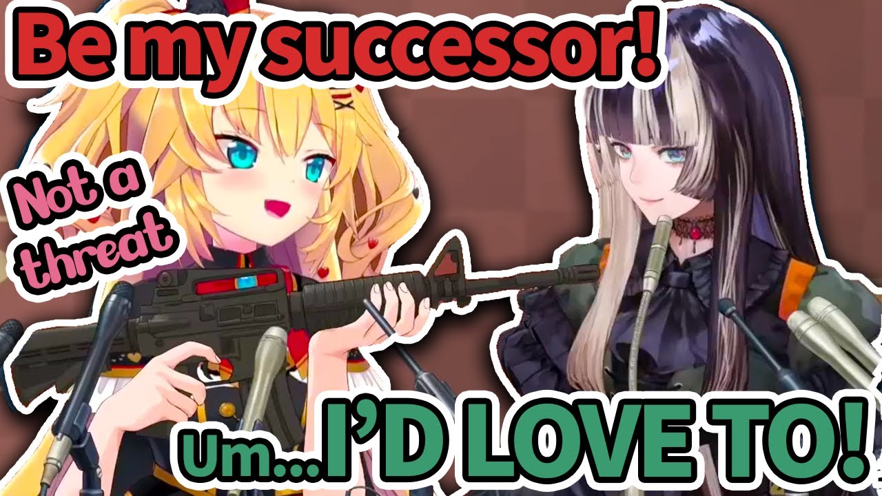 Haachama openly threatens Raden to be her bug-eating successor [Akai Haato/Juufuutei Raden]
