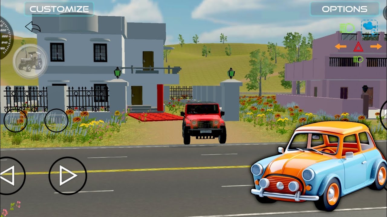 Drive Thar and Unloading Stone From Dumper in Game #gaming #thar #dumper #tractor 