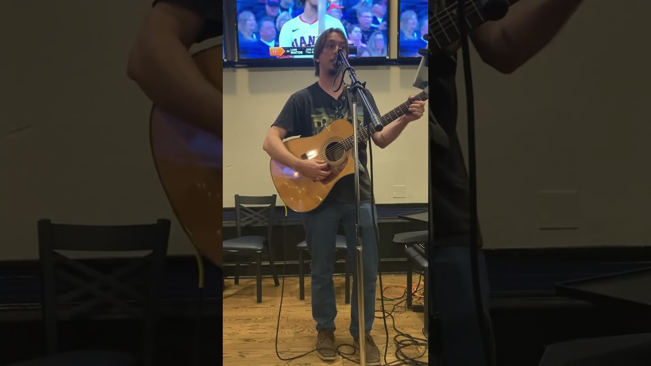 Radiohead Karma Police live cover at The Taproom open mic 7-7-25