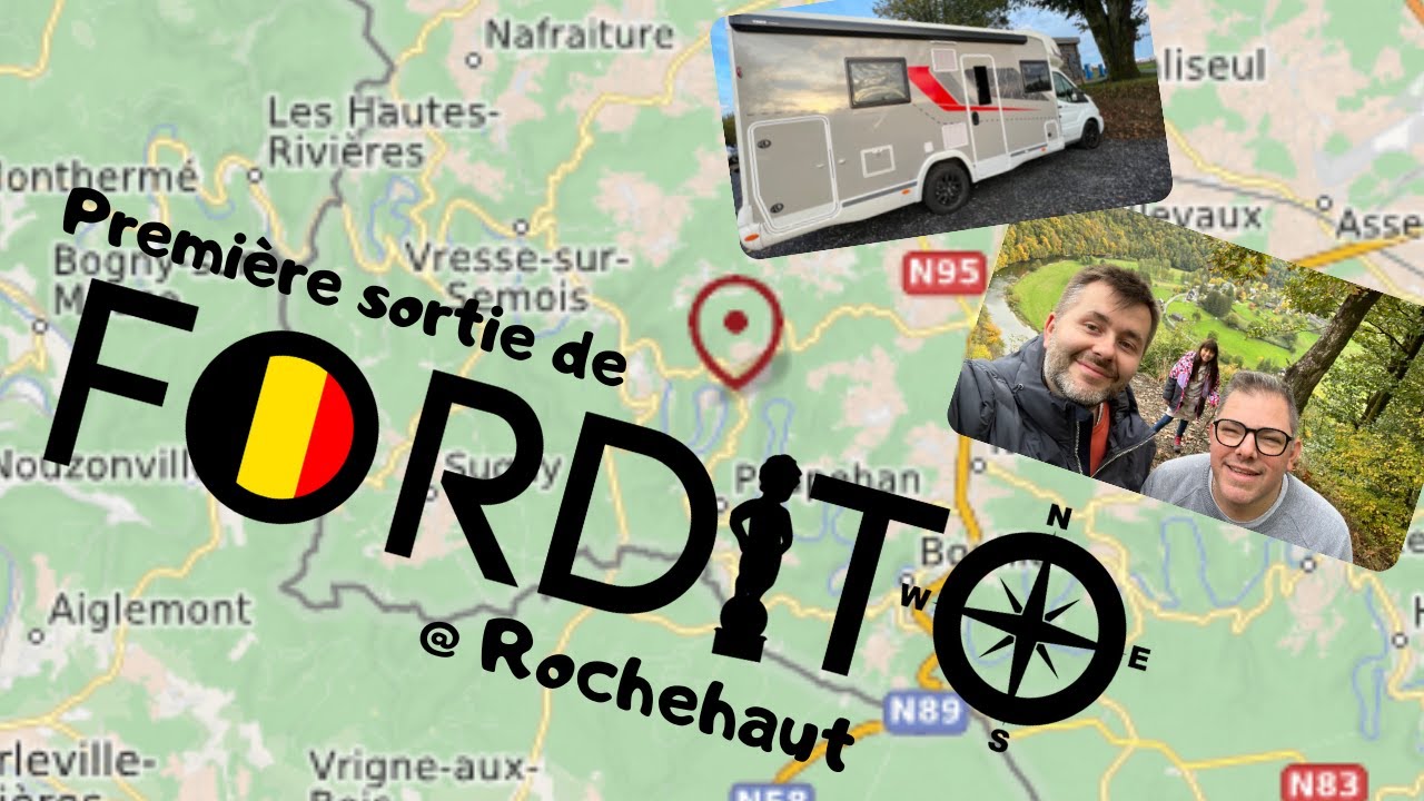 Notre premi&egrave;re sortie avec Fordito  &agrave; Rochehaut dans les Ardennes Belges