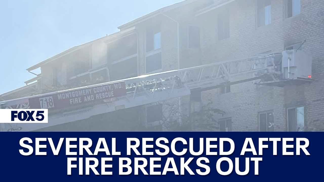 Several rescued after fire breaks out at Silver Spring apartment building | FOX 5 DC