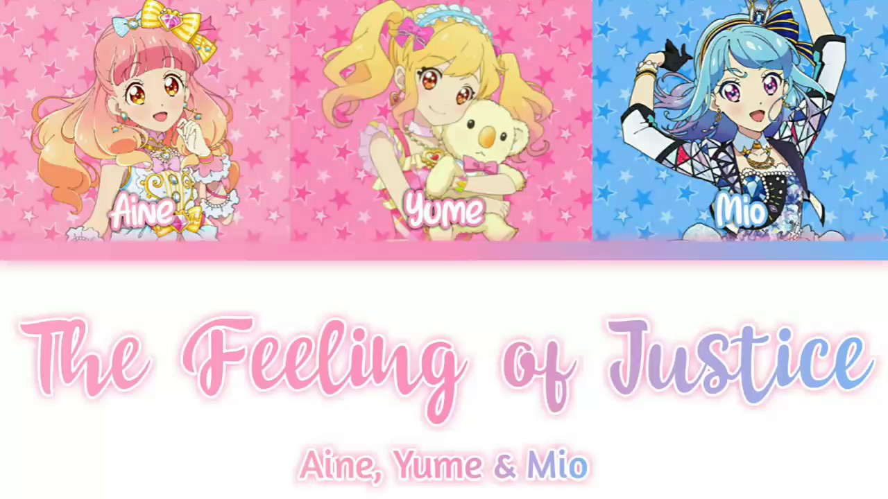Aikatsu on Parade! -『The Feeling of Justice』- Aine, Yume & Mio