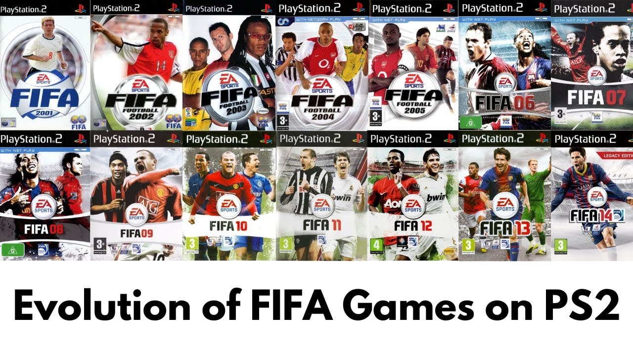 The COMPLETE Evolution of FIFA Games on PS2 2001-2014