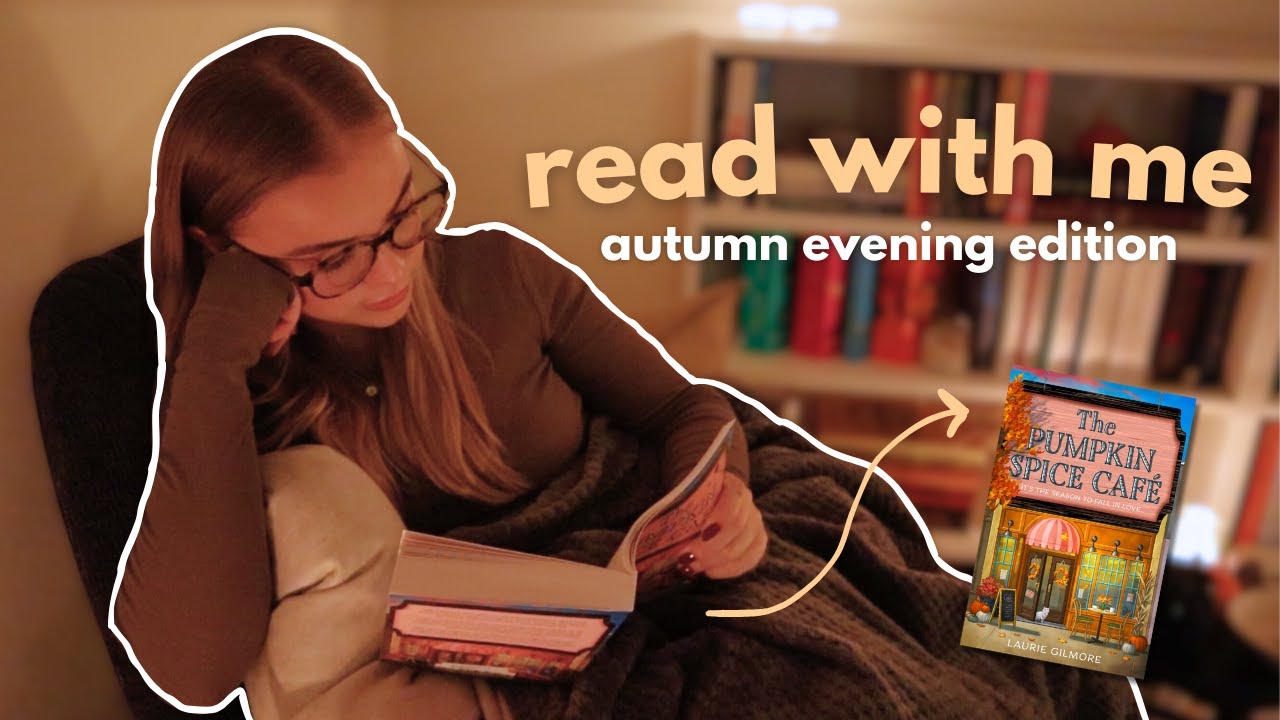 real time read with me *autumn evening edition* 🍂🕯️ (45 minutes with cozy background music)