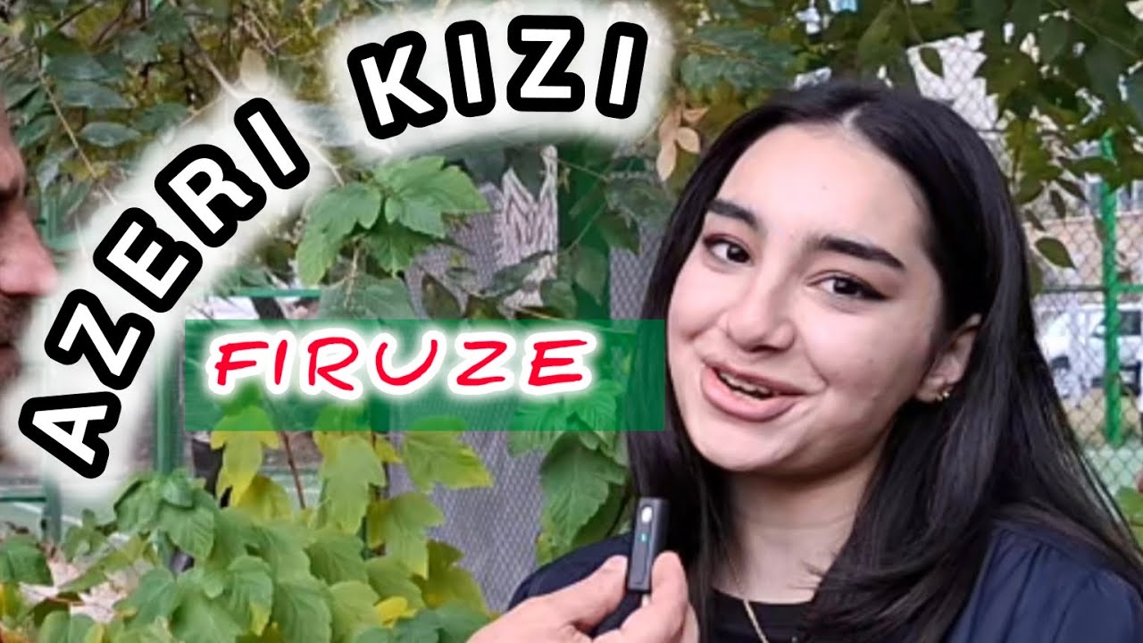 Azeri kızı Firuze ile keyifli sohbet. Montajsız video .