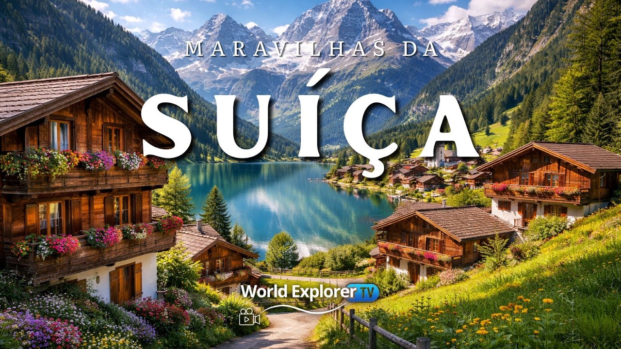 Maravilhas da Suíça | Os Lugares Mais Impressionantes da Suíça | Vídeo de Viagem 4K