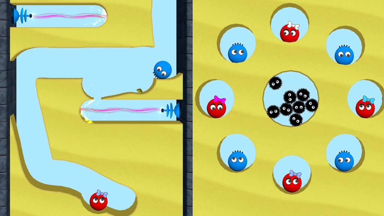 Lucky Balls - Erase sand Brain Teasers Gameplay Level 1-25 #technohackzgames 